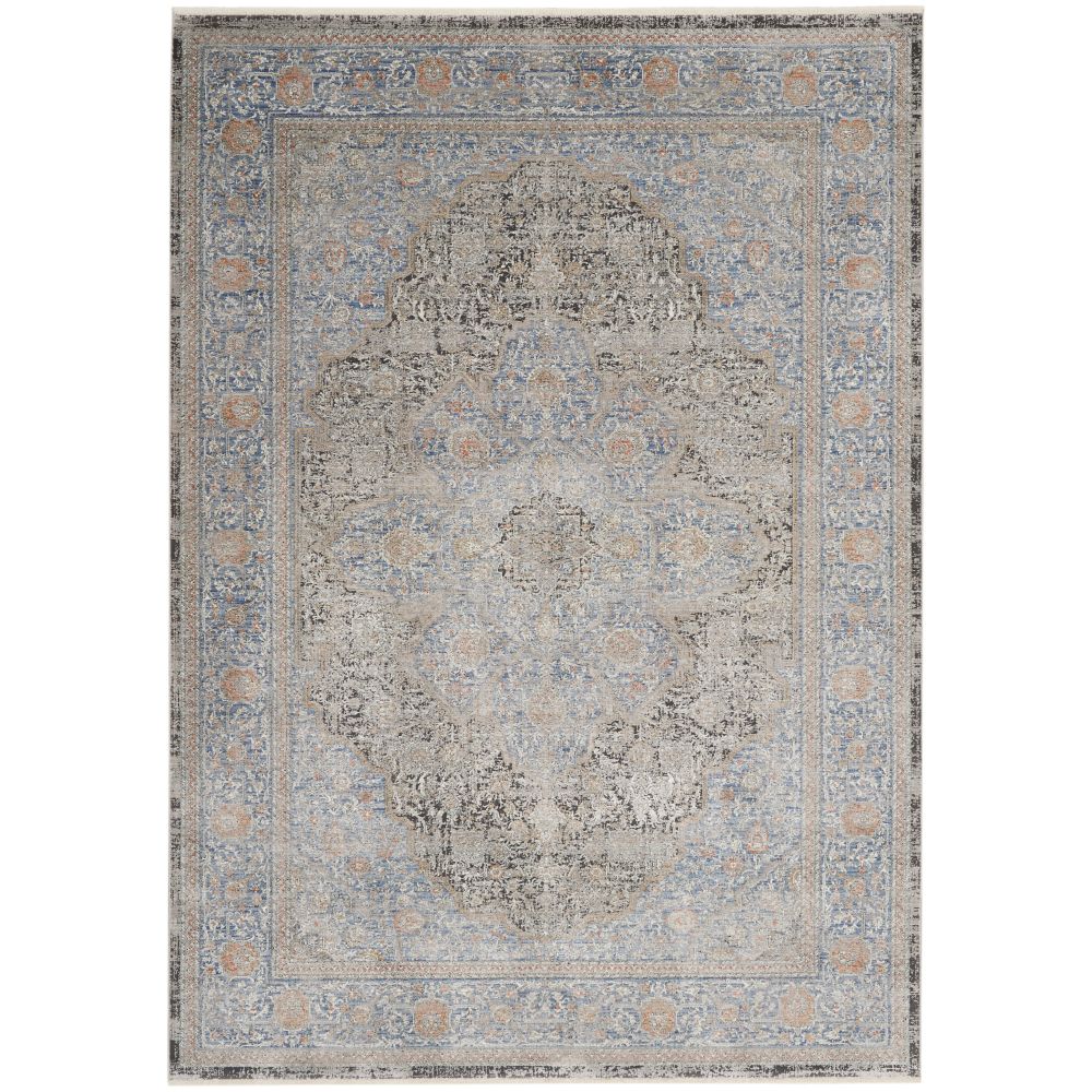 Nourison STN07 Starry Nights 8 Ft. 6 In. x 11 Ft. 6 In. Area Rug in Blue
