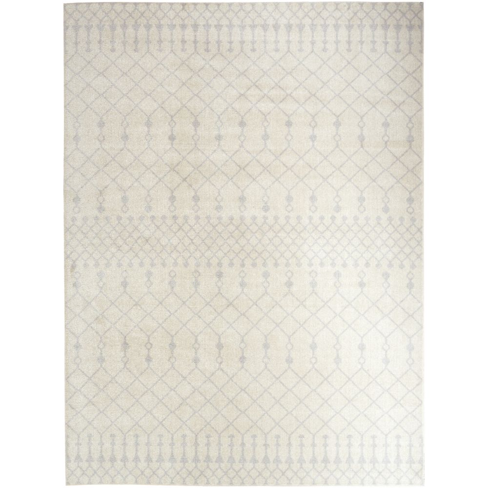 Nourison 099446123619 Astra Machine Washable Area Rug in Ivory, 6