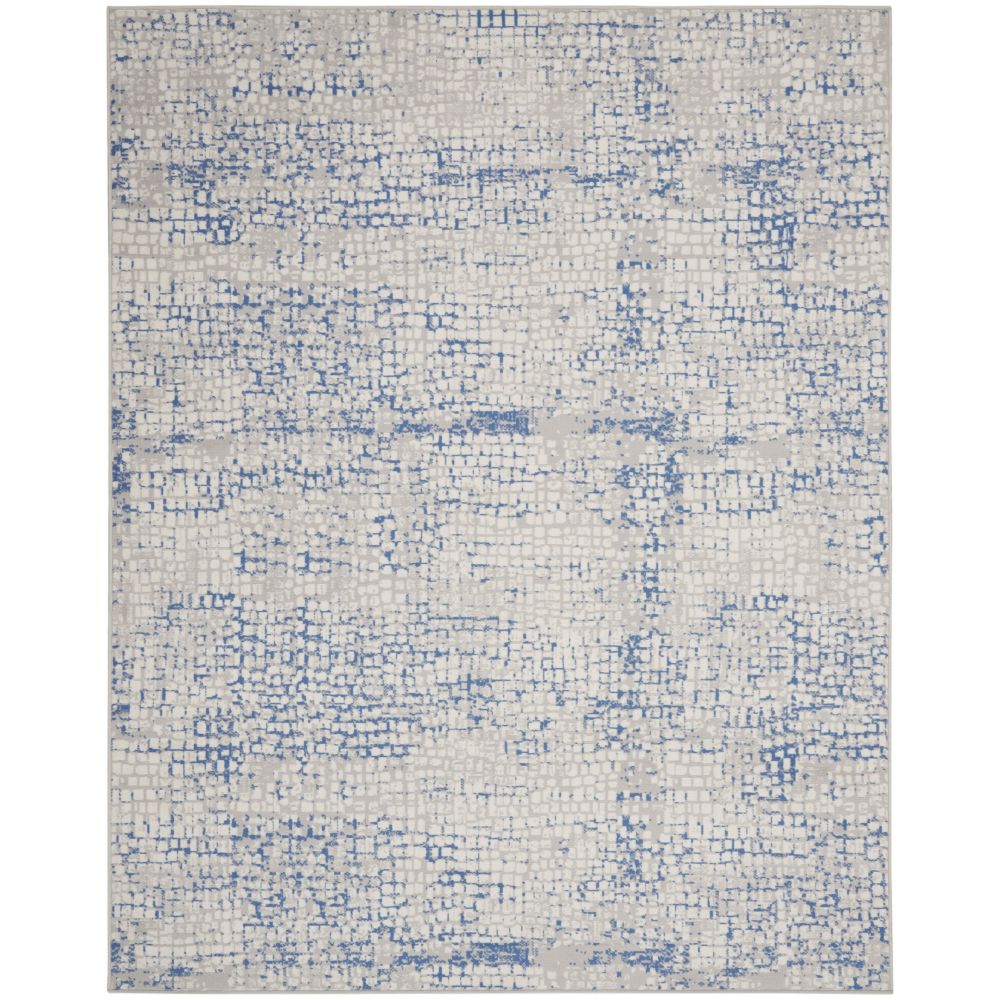 Nourison WHS07 Whimsical 8 Ft. x 10 Ft. Area Rug in Grey Blue