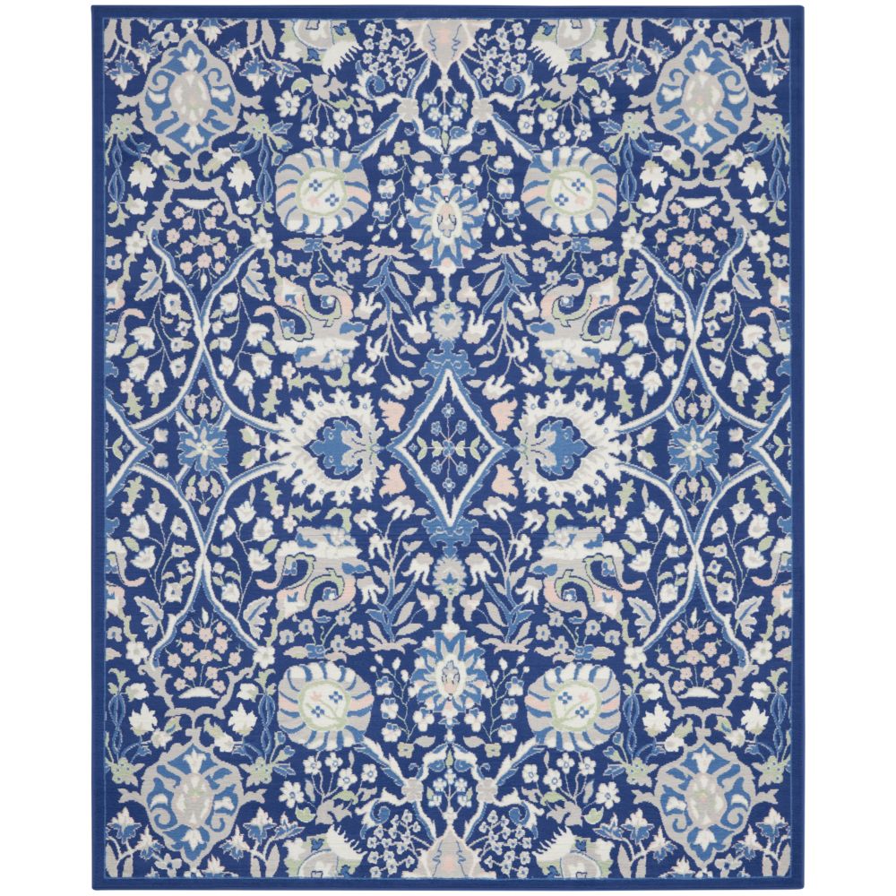 Nourison WHS10 Whimsical 8 Ft. x 10 Ft. Area Rug in Navy Multicolor