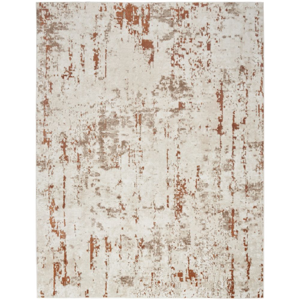 Nourison CNC01 Concerto Area Rug in Ivory Rust, 3