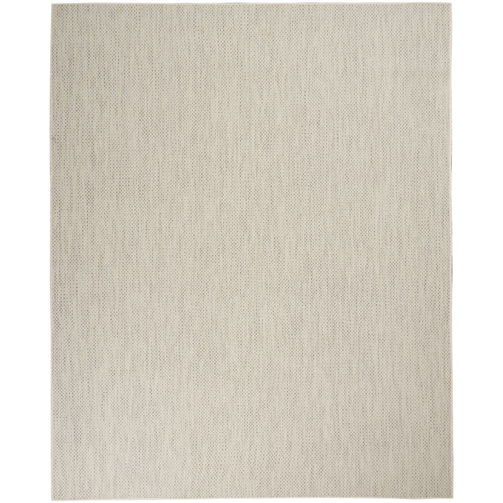 Nourison COU01 Nourison Home Courtyard Area Rug in Ivory Silver, 12