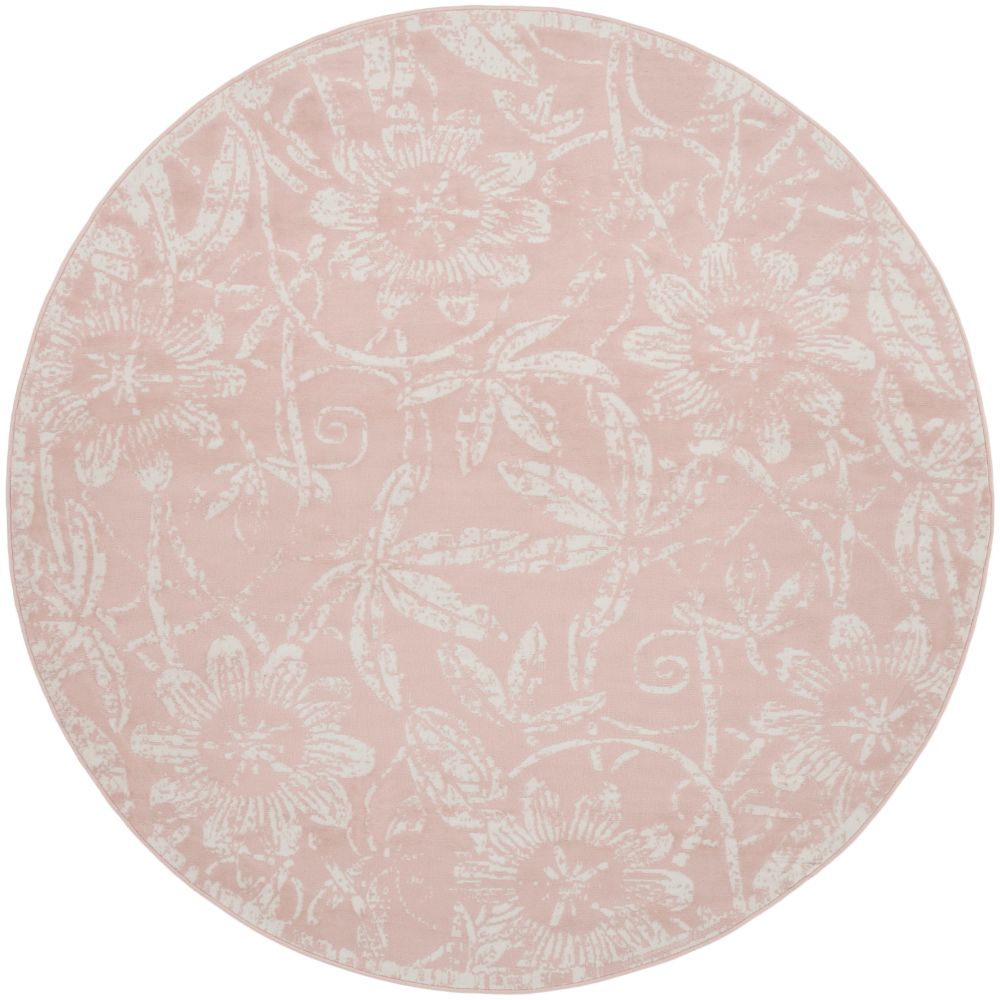 Nourison WHS05 Whimsical 5 Ft. x 5 Ft. Area Rug in Pink