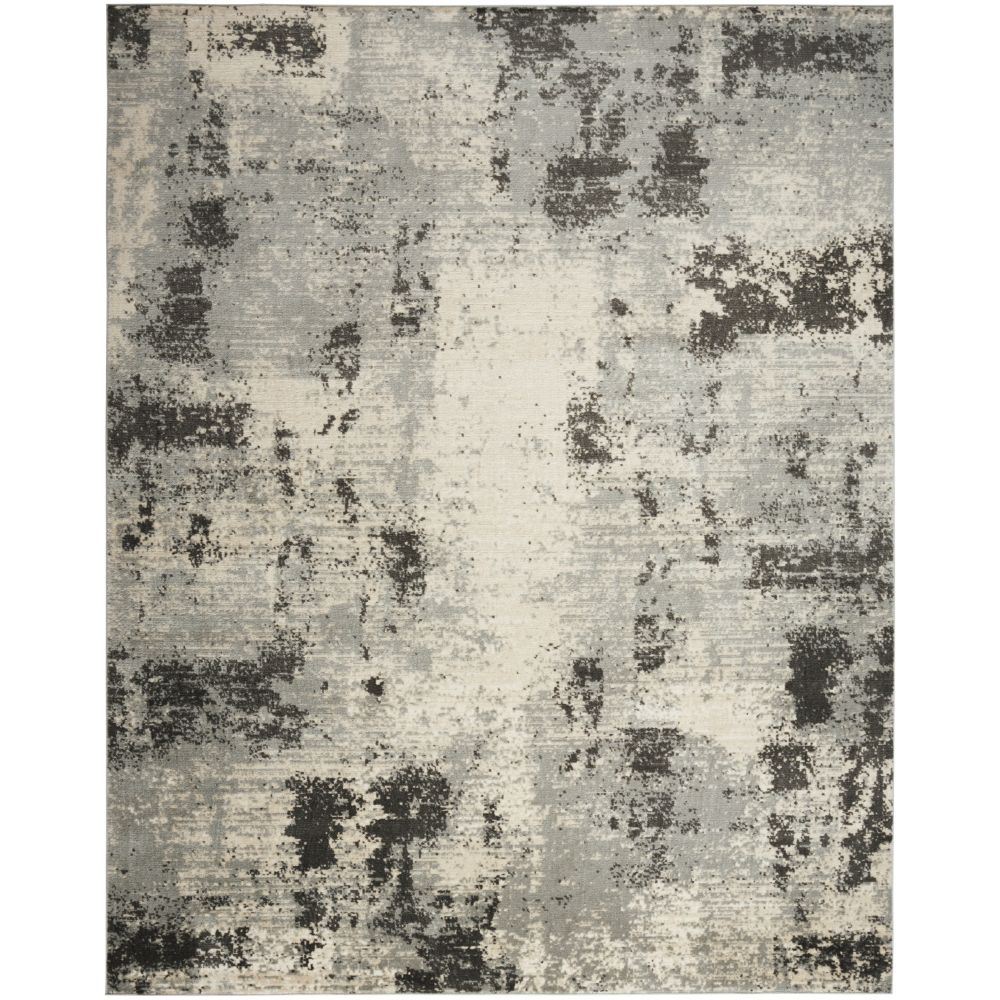Nourison SRH06 Serenity Home Area Rug in Ivory Grey, 7