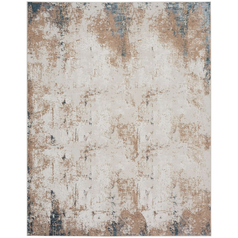 Nourison GLM06 Glam Area Rug in Taupe / Multi, 8