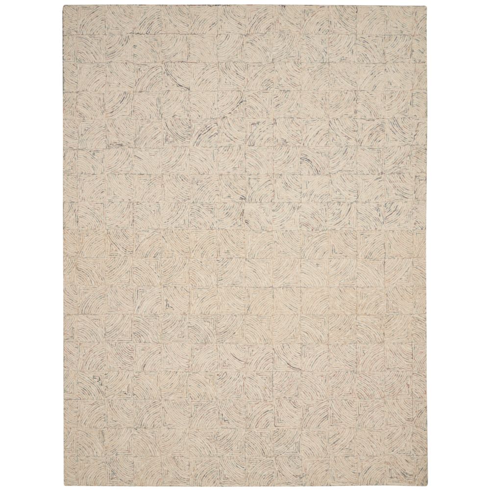 Nourison LNK05 Linked 8 Ft. x 10 Ft. 6 In. Area Rug in Ivory/Multi