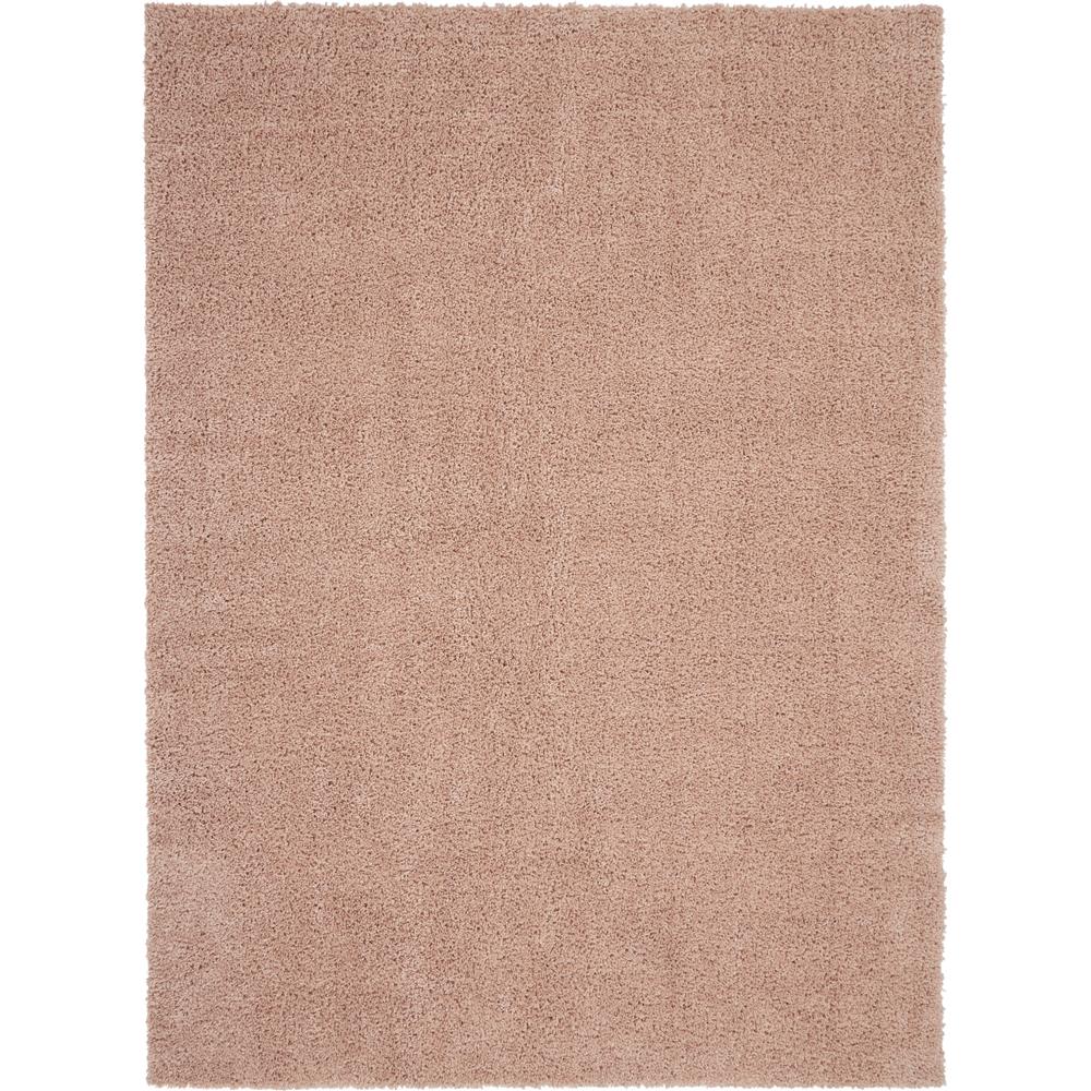 Nourison MSG01 Malibu Shag 7 Ft.10 In. x 9 Ft.10 In. Indoor/Outdoor Rectangle Rug in  Blush