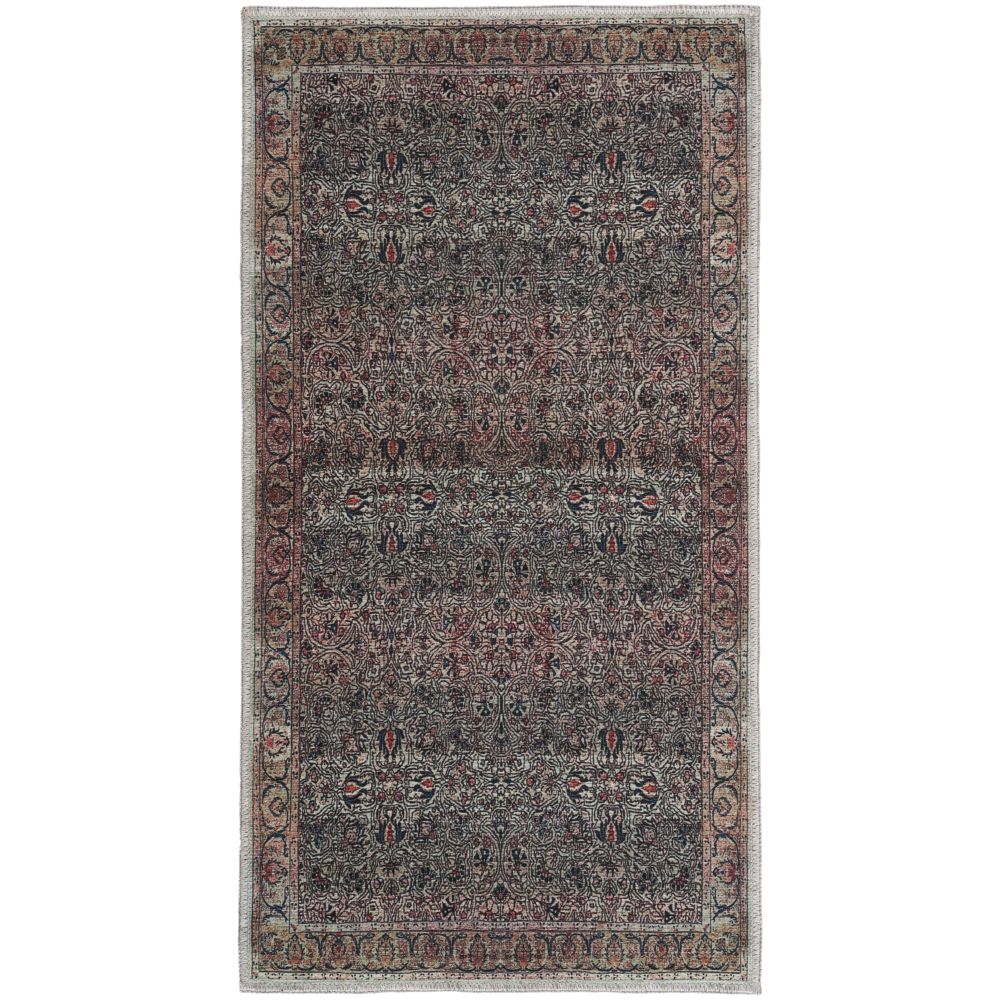 Nourison WSB04 Washable Brilliance 2 ft. x 4 ft. Rectangle Area Rug in Emerald