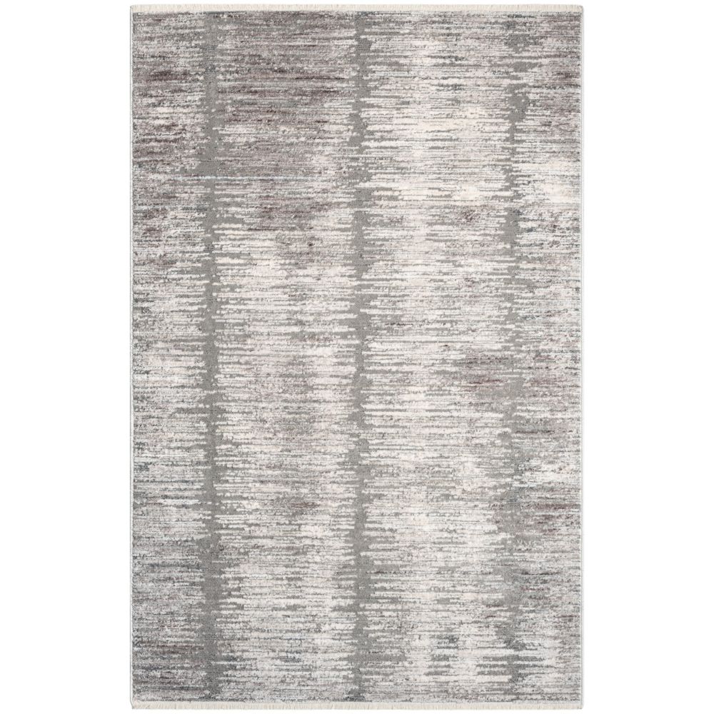 Nourison MAB03 Modern Abstract Area Rug in Grey White, 3
