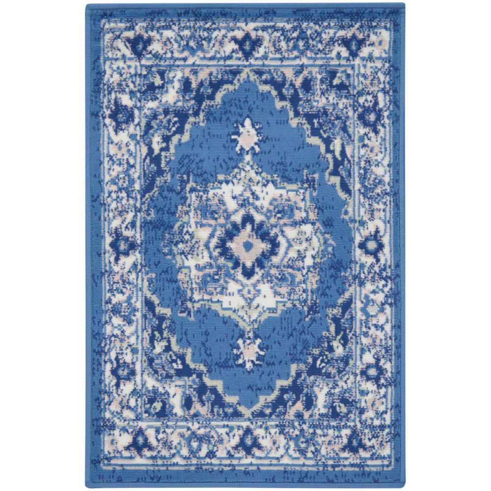 Nourison WHS03 Whimsical 2 Ft. x 3 Ft. Area Rug in Navy