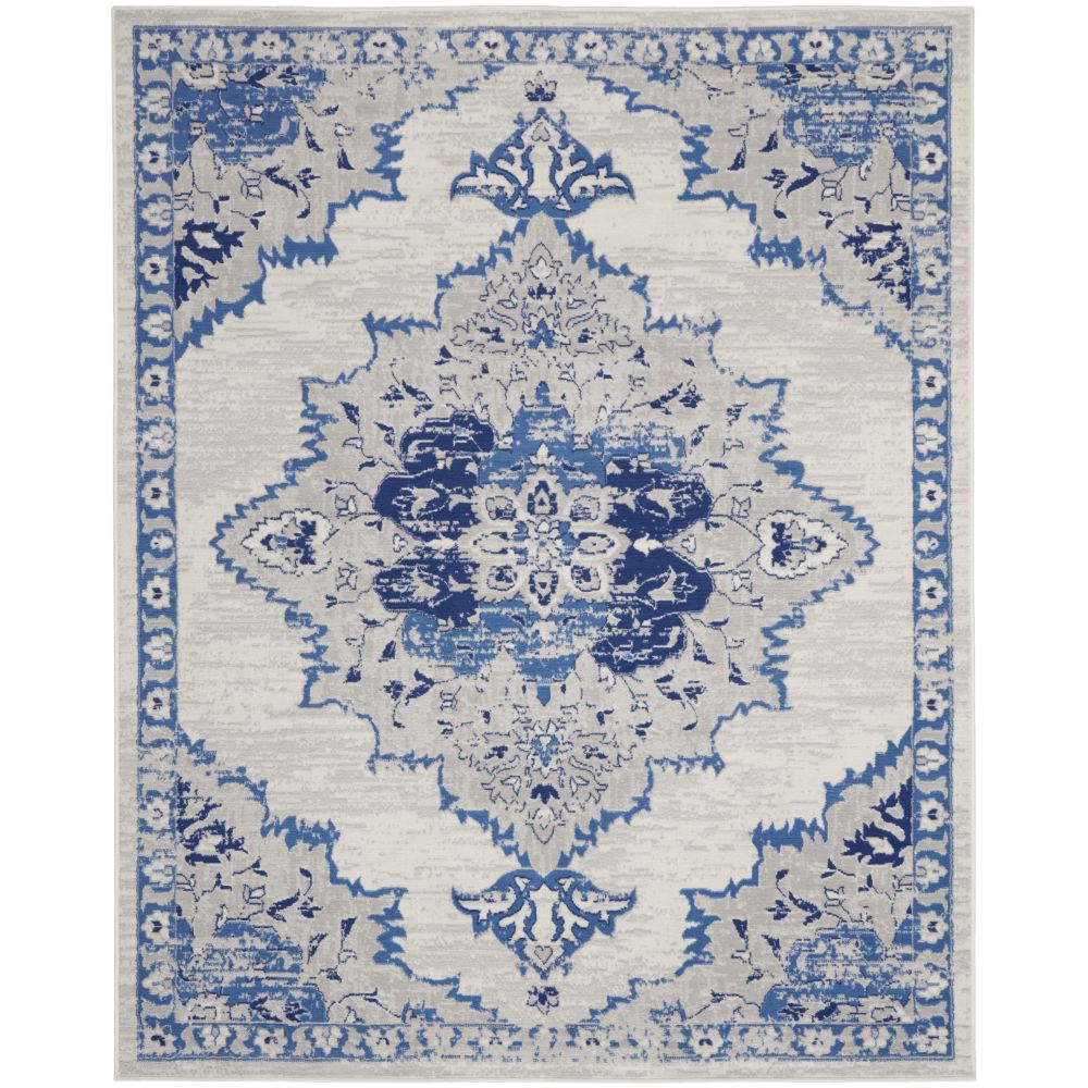 Nourison WHS14 Whimsical 8 Ft. x 10 Ft. Area Rug in Ivory Blue