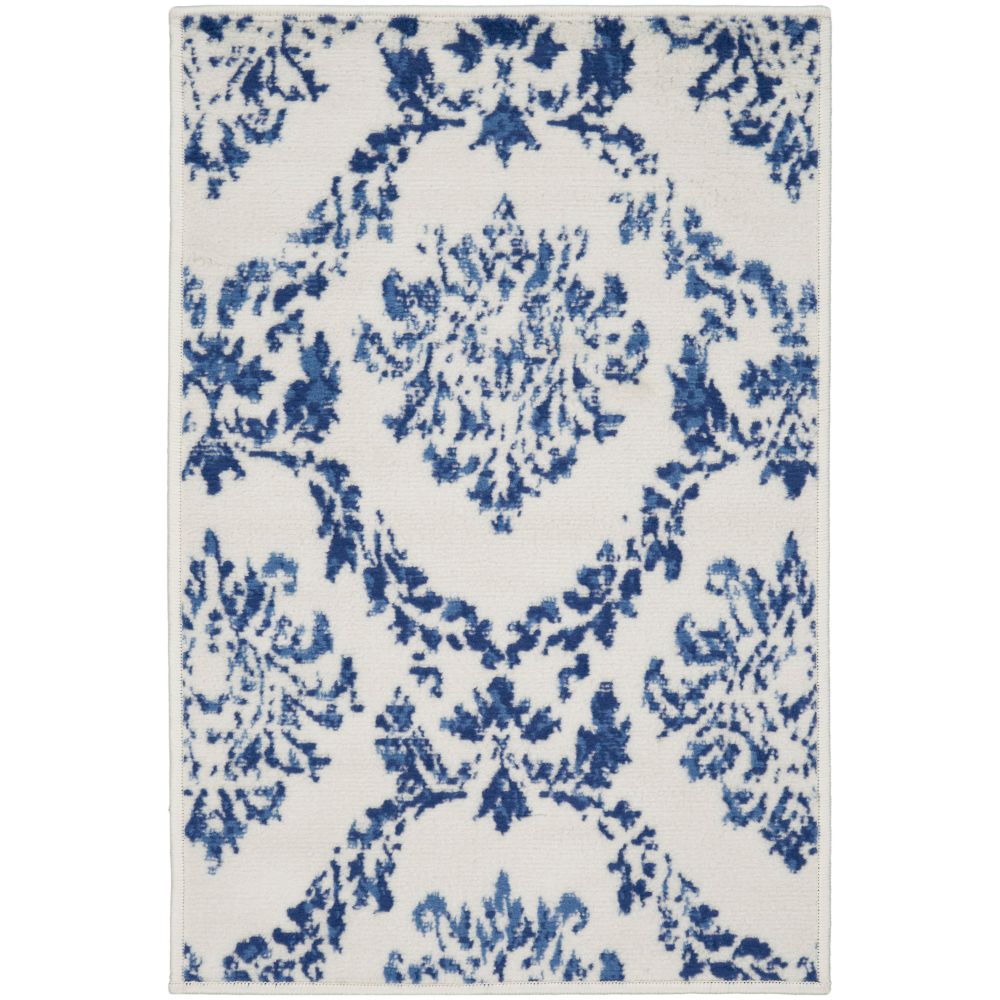 Nourison WHS01 Whimsical 2 Ft. x 3 Ft. Area Rug in Ivory Navy