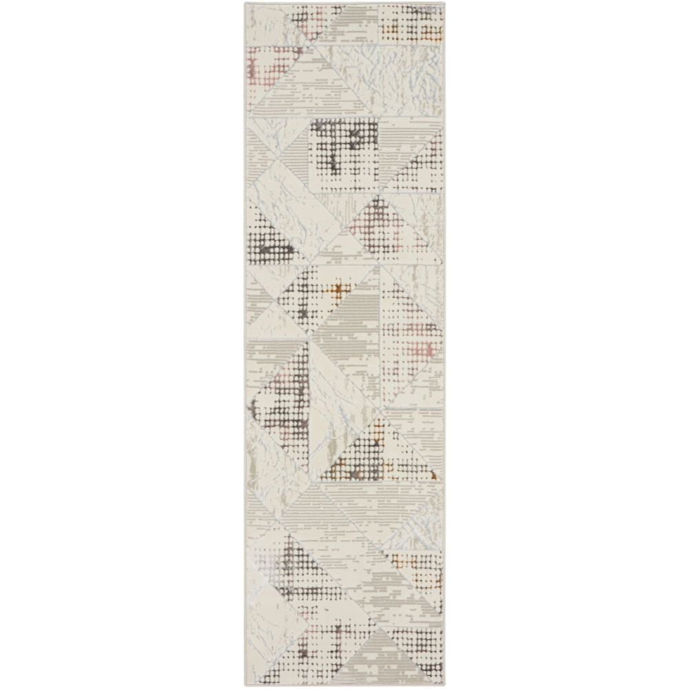 Nourison GLM04 Glam Area Rug in Ivory / Multi, 2