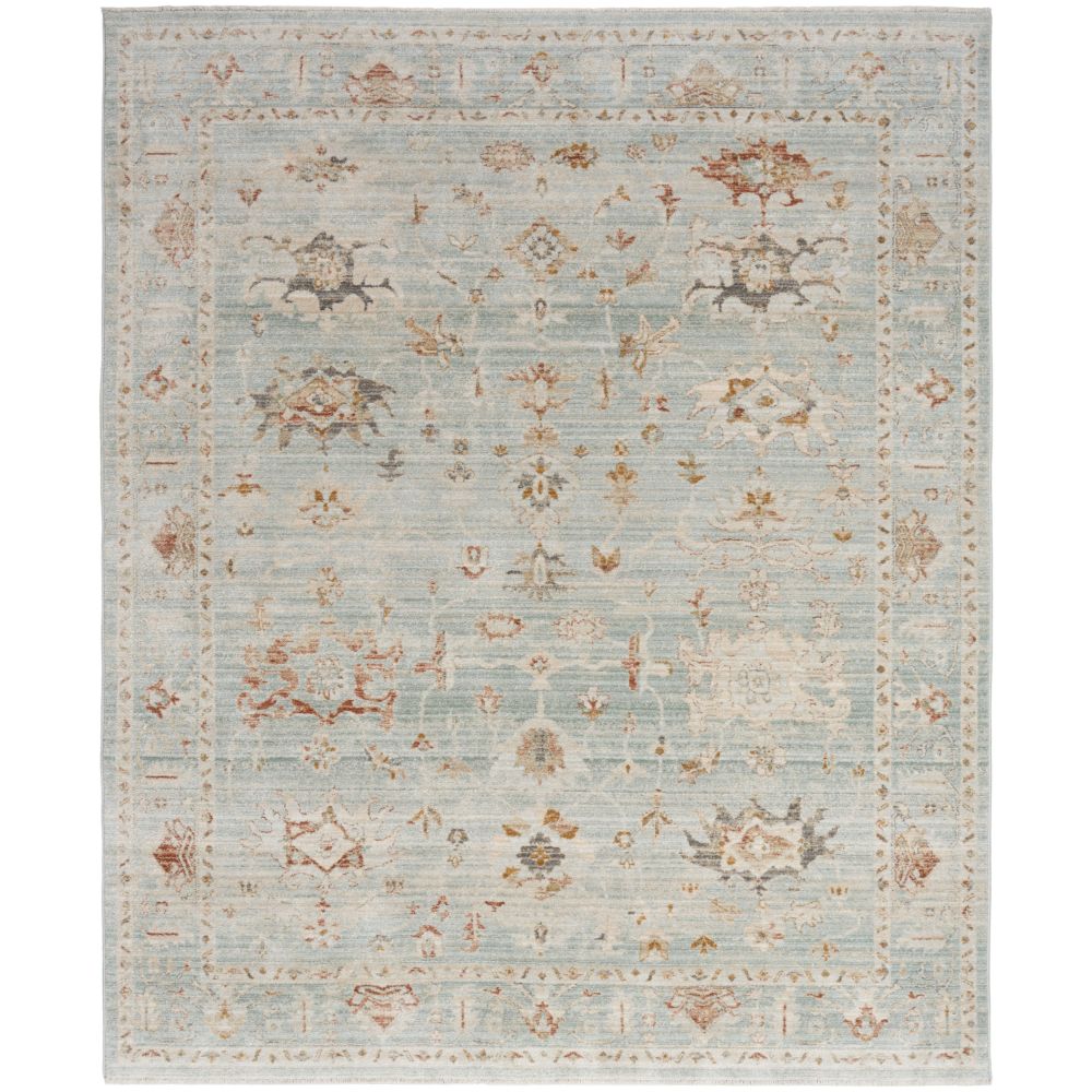 Nourison TRH02 Traditional Home Area Rug in Light Blue, 7