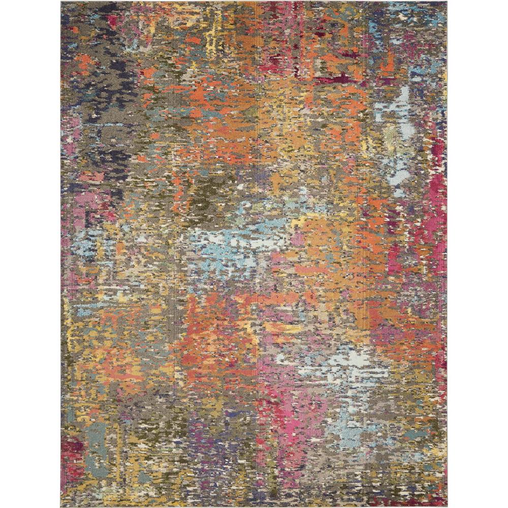 Nourison CES14 Celestial 9 Ft. x 12 Ft. Indoor/Outdoor Rectangle Rug in  Sunset
