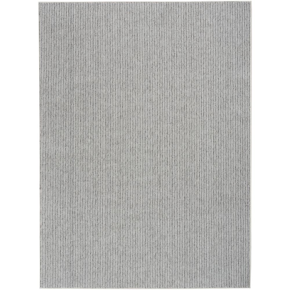 Nourison TXH01 Textured Home Area Rug 9 ft. X 12 ft. in Ivory Grey