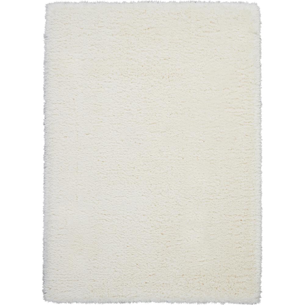Nourison ULP01 Ultra Plush Shag 4 Ft. x 6 Ft. Indoor/Outdoor Rectangle Rug in  Ivory