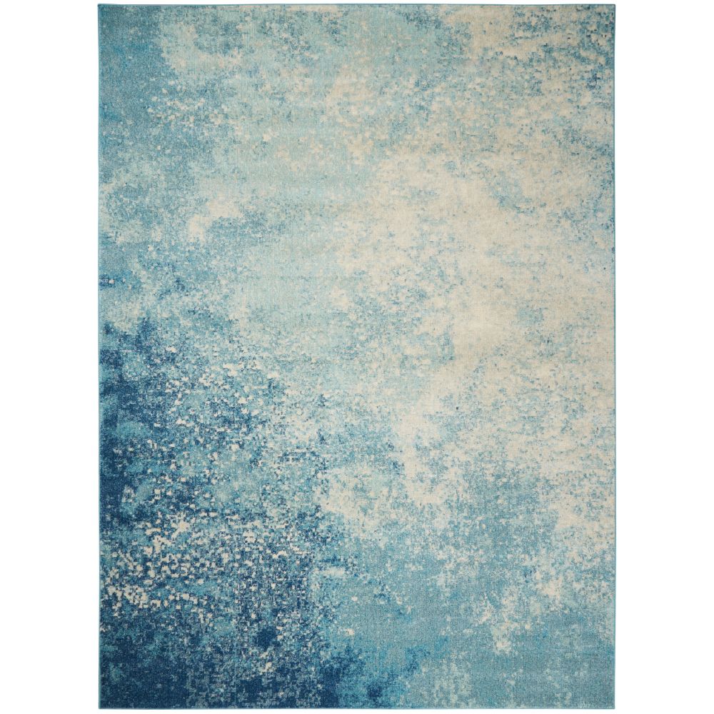 Nourison PSN10 Passion 9 Ft. x 12 Ft. Area Rug in Navy/Light Blue