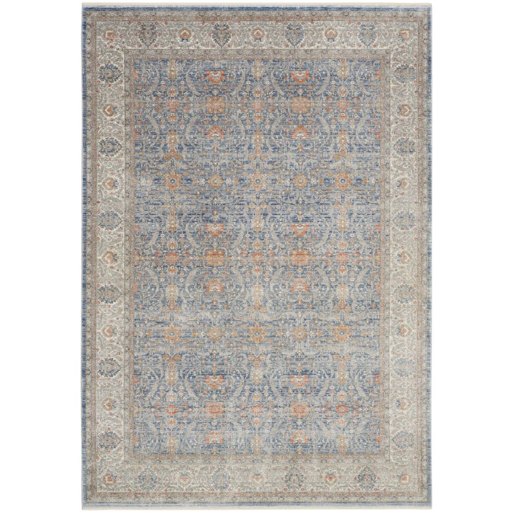 Nourison STN08 Starry Nights 8 Ft. 6 In. x 11 Ft. 6 In. Area Rug in Light Blue
