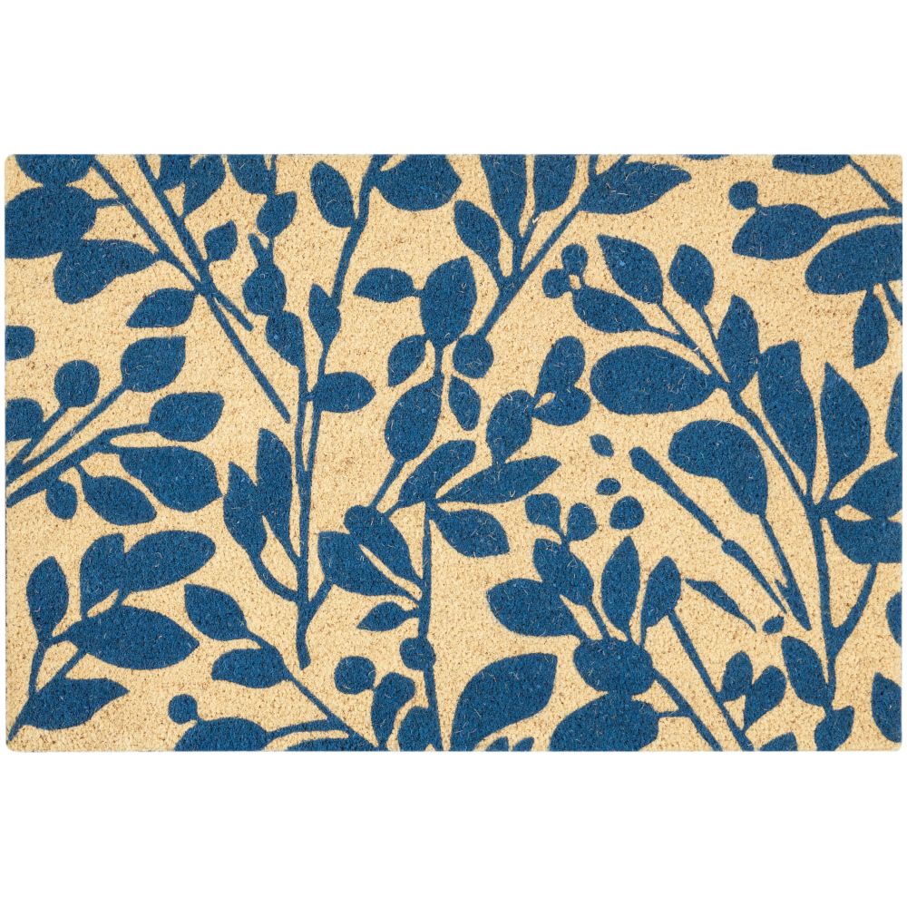 Nourison WGT42 Wav17 Greetings 1 Ft. 6 In. x 2 Ft. 4 In. Waverly Area Rug in Navy