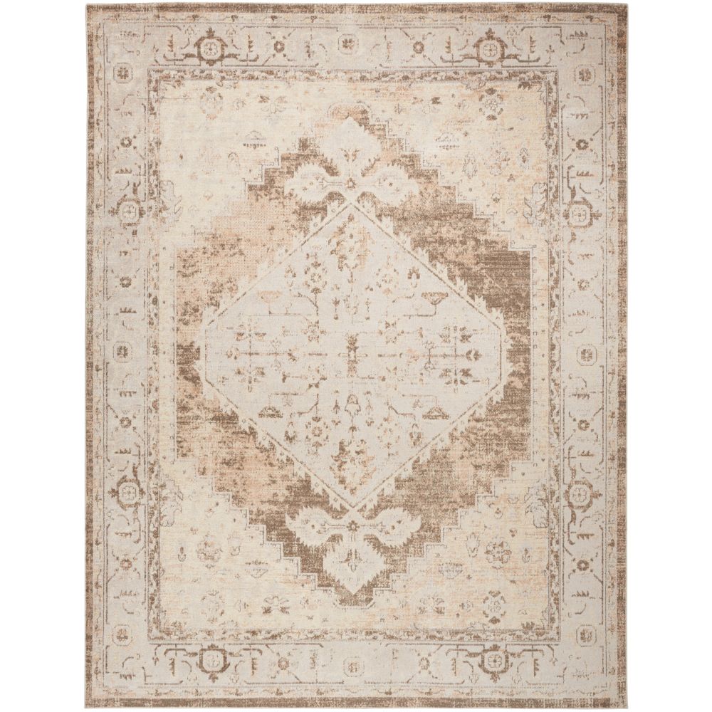 Nourison ASW11 Astra Machine Washable Area Rug 9 ft. X 12 ft. in Beige