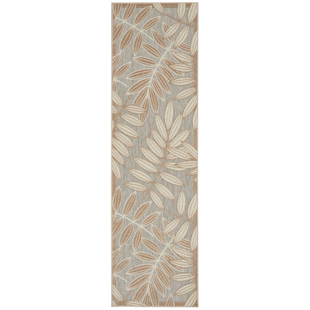 Nourison ALH18 Aloha 2 Ft. 3 In. x 8 Ft. Area Rug in Natural