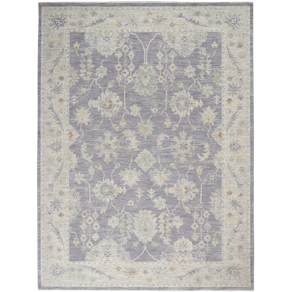 Nourison ASR03 Asher 7 Ft. 10 In. x 10 Ft. 4 In. Area Rug in Charcoal