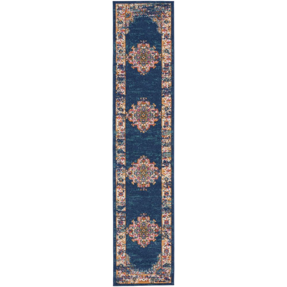 Nourison PSN03 Passion Area Rug in Navy
