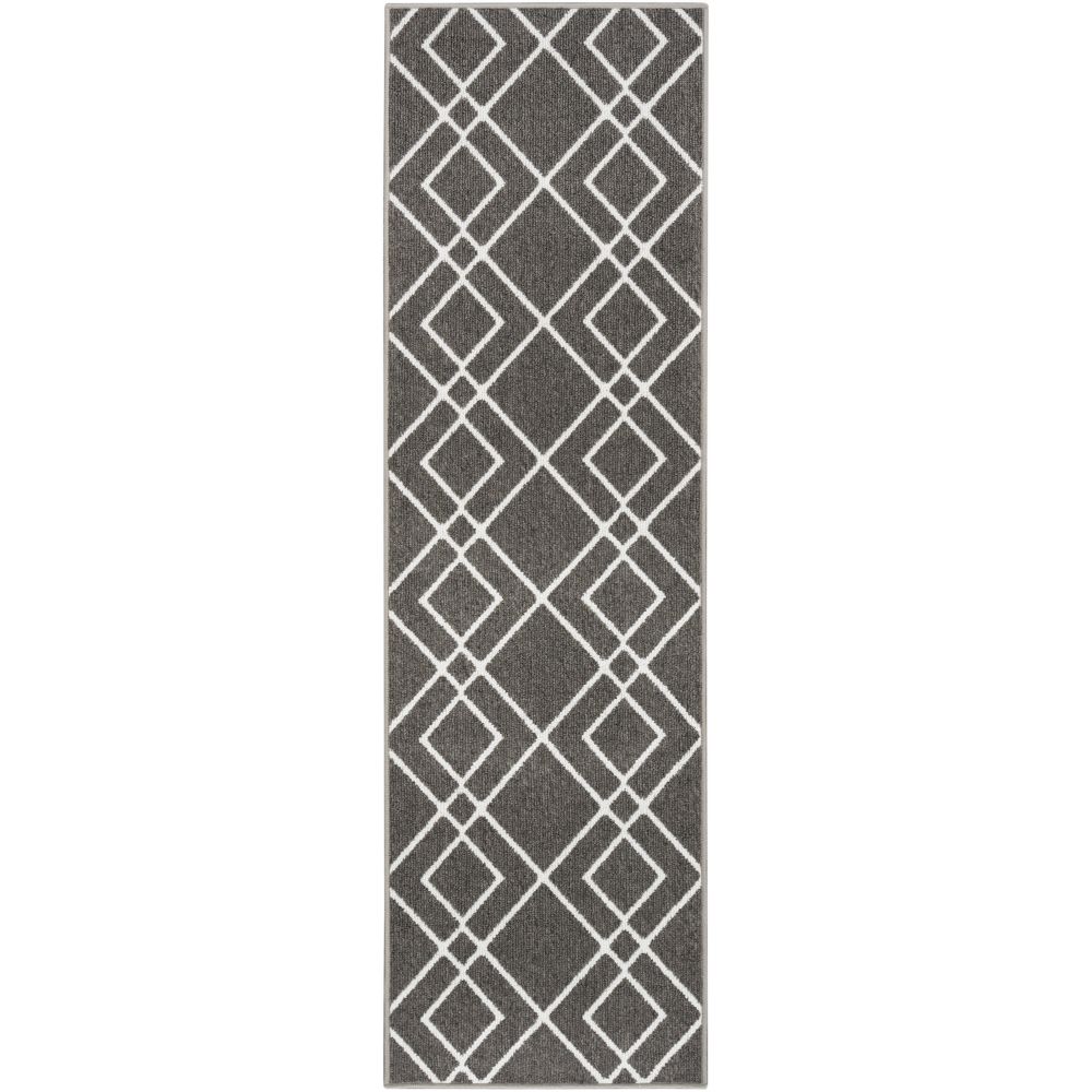 Nourison MOL01 Modern Lines Area Rug in Charcoal, 2