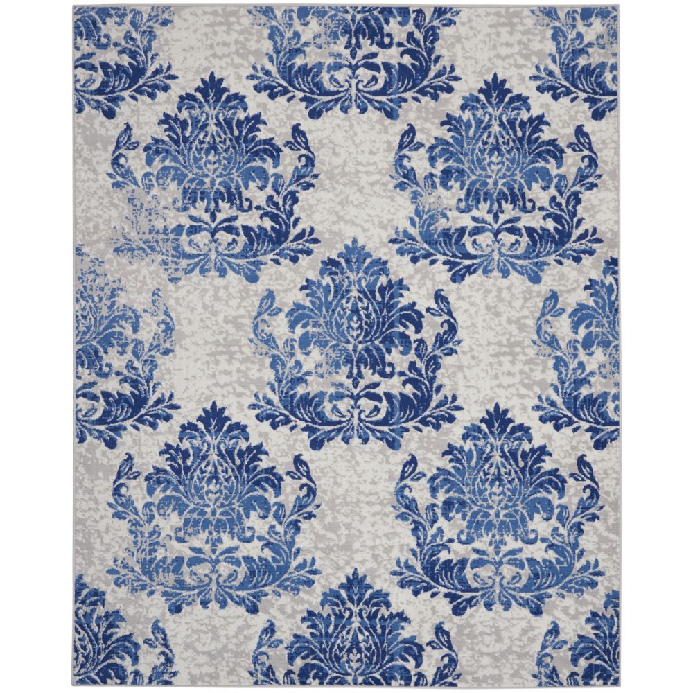 Nourison WHS11 Whimsical 8 Ft. x 10 Ft. Area Rug in Ivory Navy