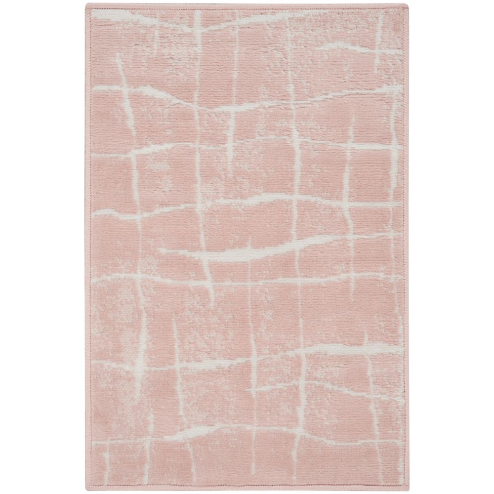 Nourison WHS09 Whimsical 2 Ft. x 3 Ft. Area Rug in Pink Ivory