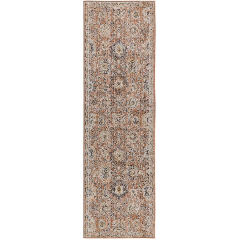 Nourison OUS01 Oushak Home Area Rug in Rust, 2