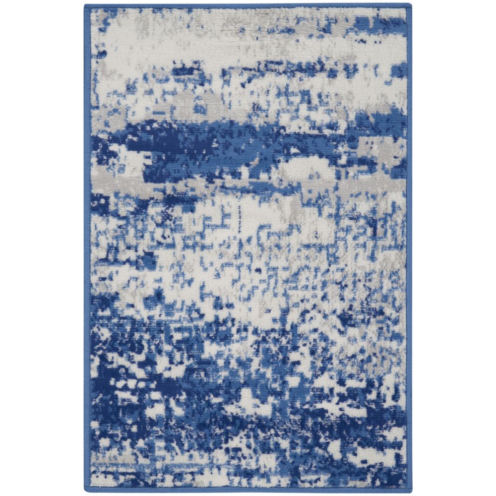 Nourison WHS06 Whimsical 2 Ft. x 3 Ft. Area Rug in Ivory Navy