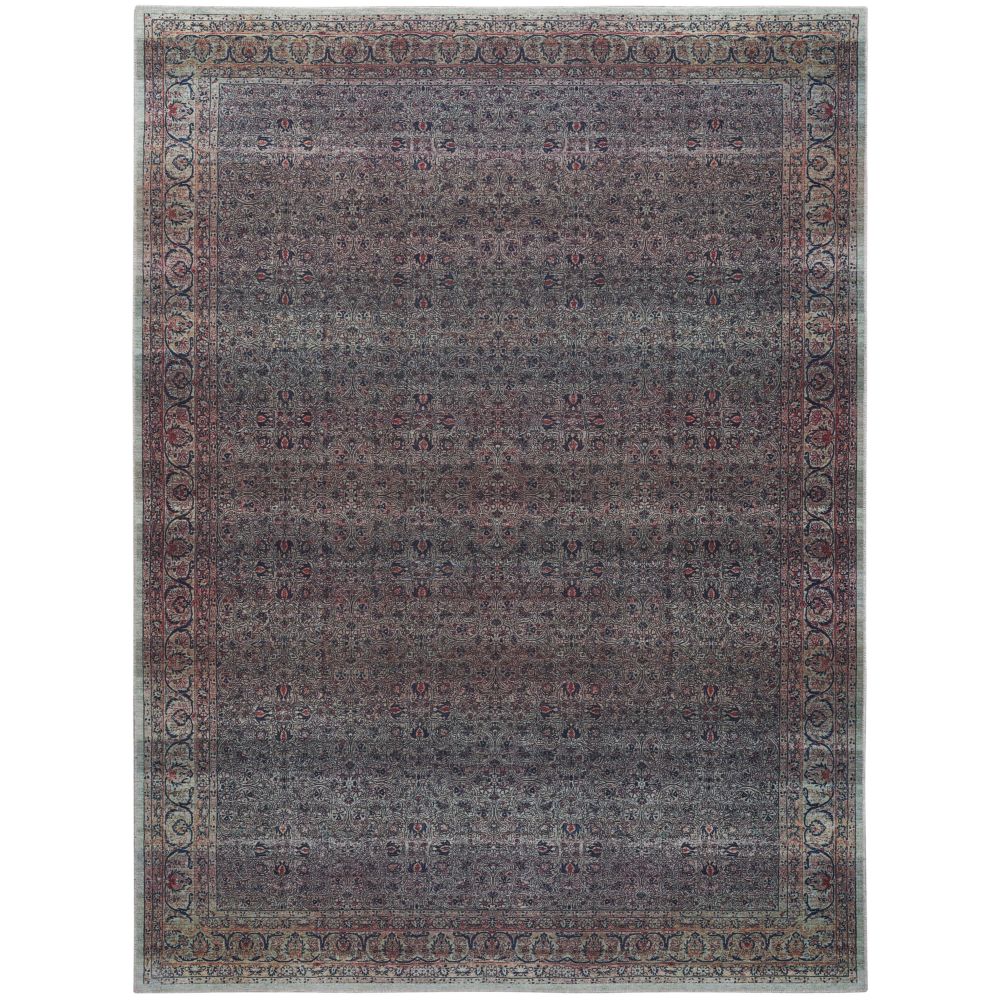 Nourison WSB04 Washable Brilliance 5 ft. 3 in. x 7 ft. 3 in. Rectangle Area Rug in Emerald