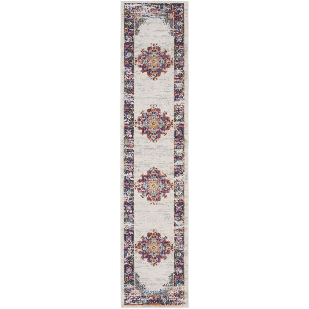 Nourison PSN03 Passion Area Rug in Ivory Blue