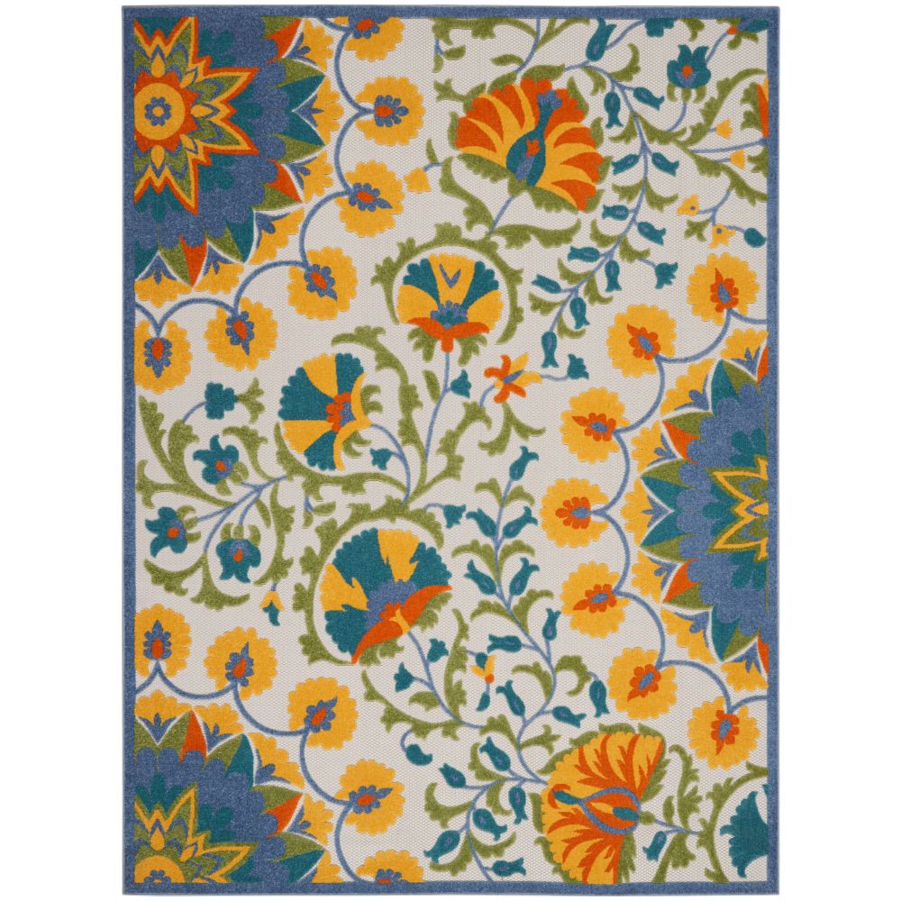 Nourison ALH22 Aloha 9 Ft. 6 In. x 13 Ft. Area Rug in Multicolor