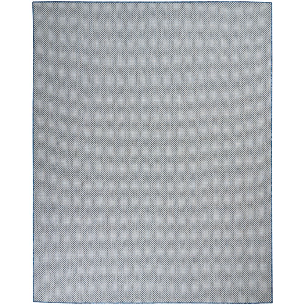 Nourison COU01 Courtyard Area Rug in Ivory Blue, 10