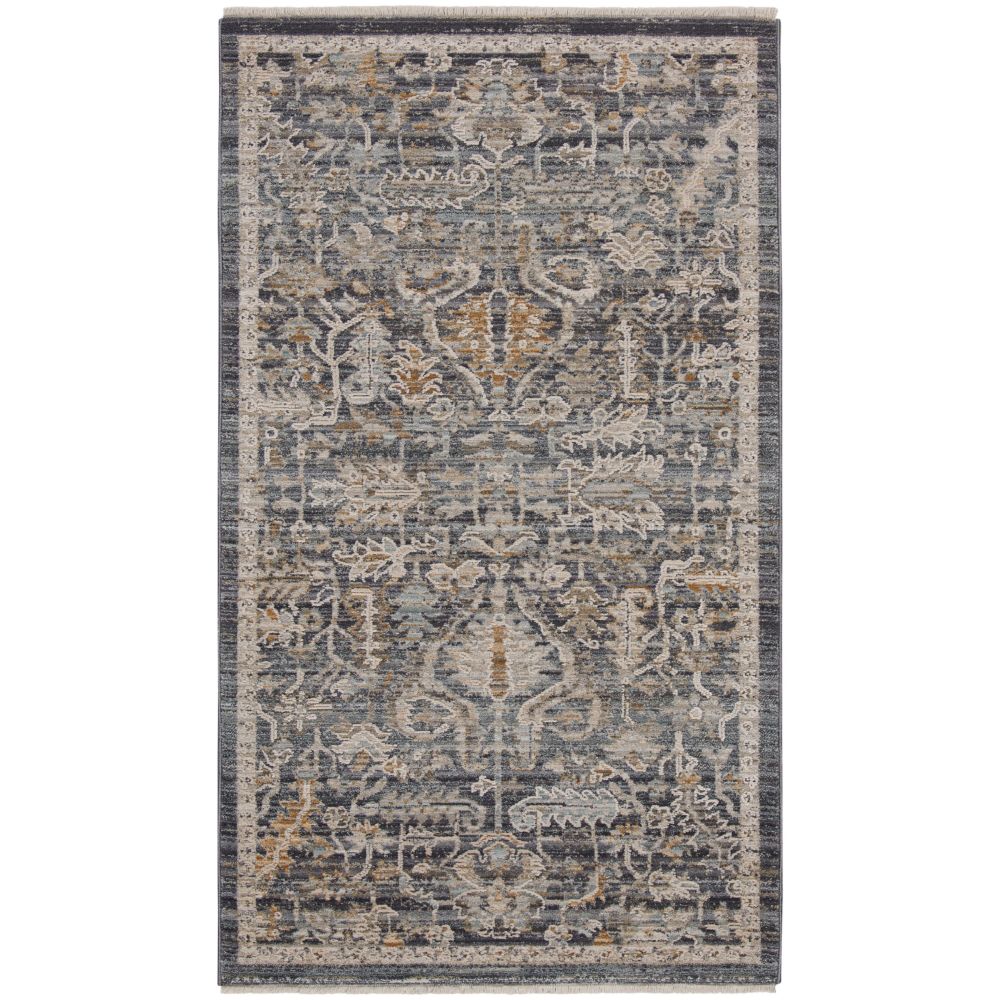 Nourison NYE02 Nyle Area Rug in Navy Multicolor, 2