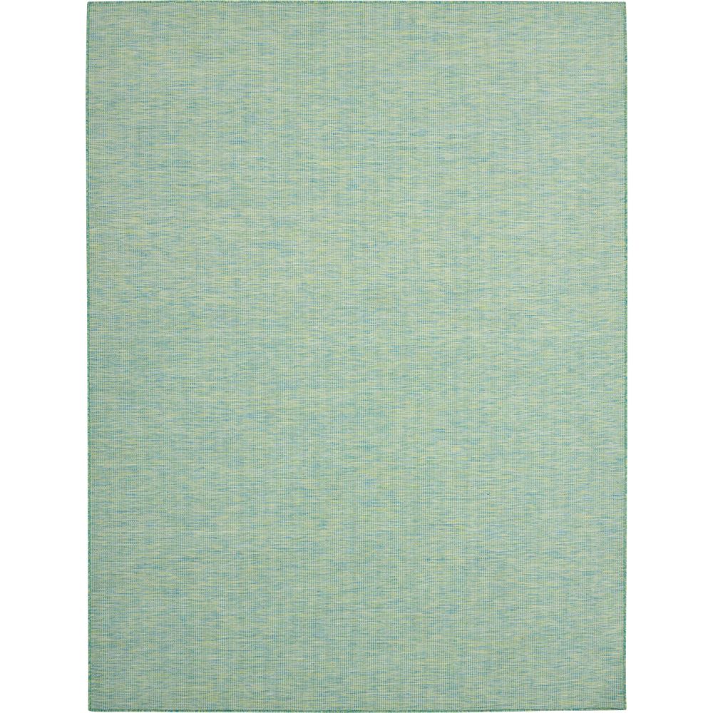 Nourison POS01 Position 10 Ft. x 14 Ft. Area Rug in Blue Green
