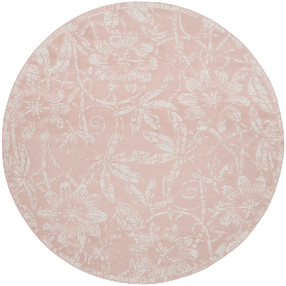 Nourison WHS05 Whimsical 8 Ft. x 8 Ft. Area Rug in Pink