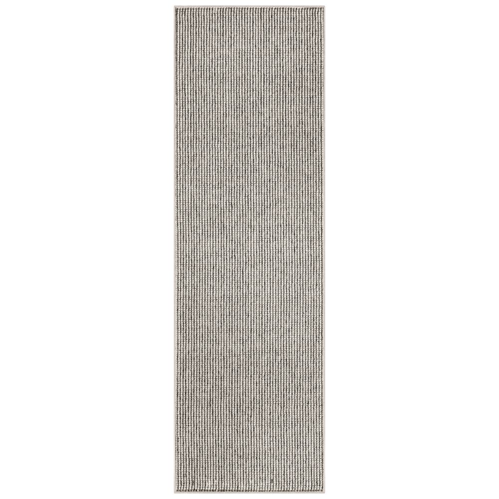 Nourison TXH01 Textured Home Area Rug 2 ft. X 6 ft. in Ivory Grey