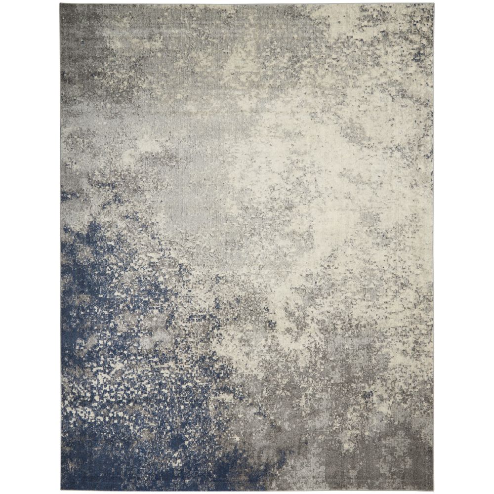 Nourison PSN10 Passion 9 Ft. x 12 Ft. Area Rug in Charcoal/Ivory
