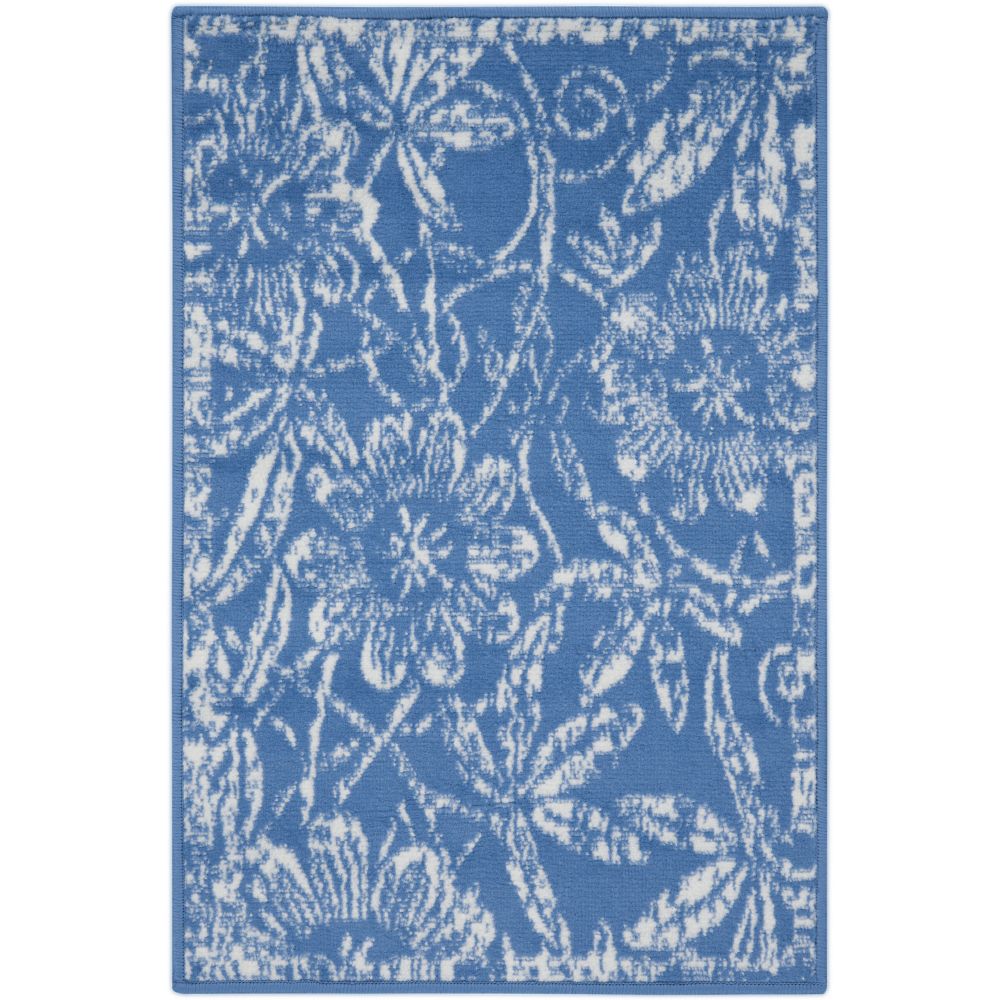 Nourison WHS05 Whimsical 2 Ft. x 3 Ft. Area Rug in Blue