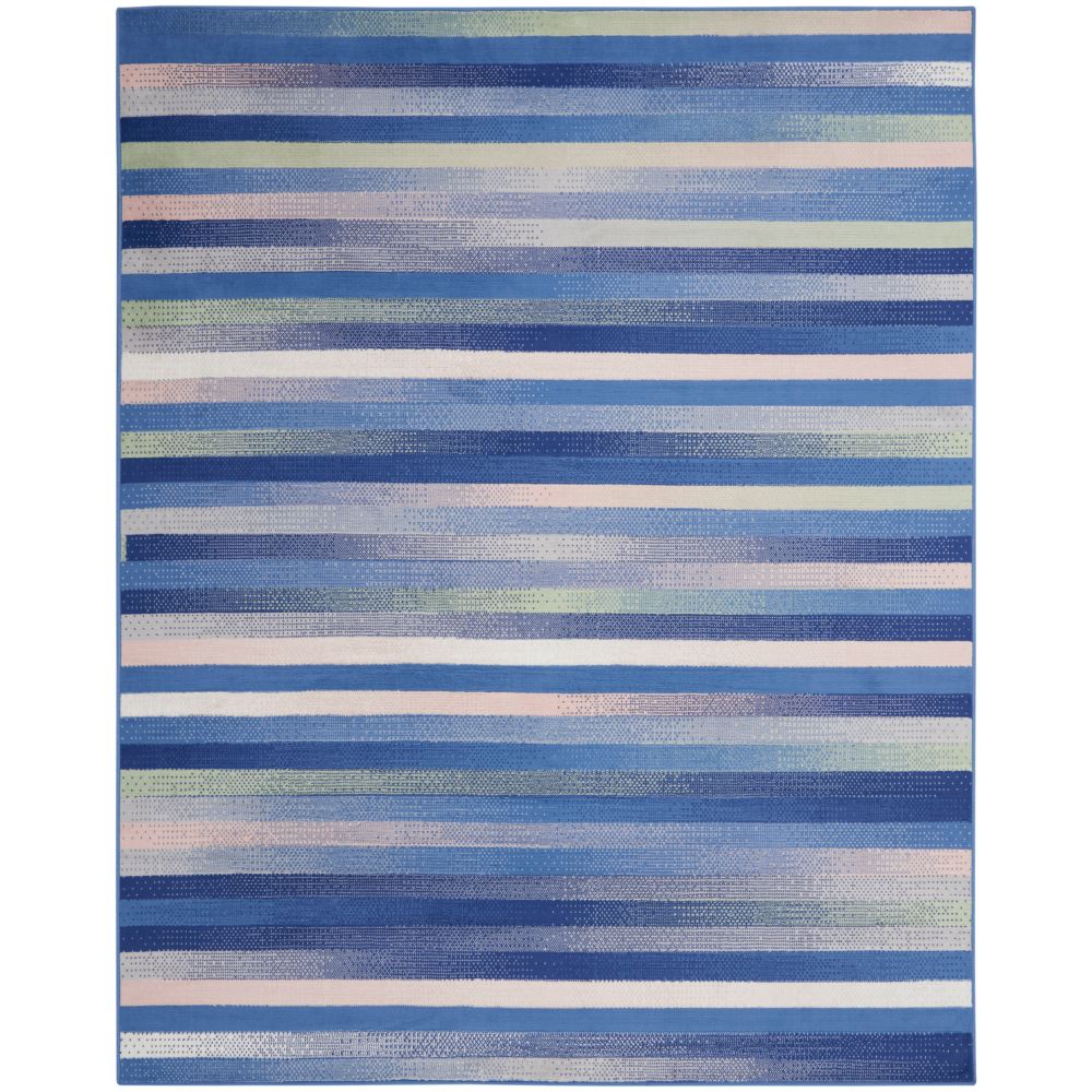 Nourison WHS12 Whimsical 8 Ft. x 10 Ft. Area Rug in Blue Multicolor