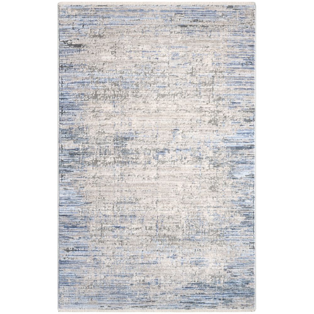 Nourison ABH02 Abstract Hues Area Rug in Blue Grey, 2
