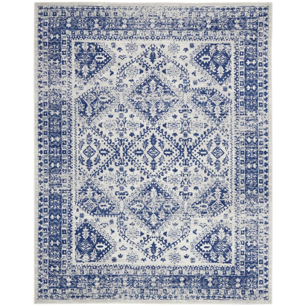 Nourison WHS15 Whimsical 8 Ft. 4 In. x 11 Ft. 6 In. Area Rug in Ivory Navy