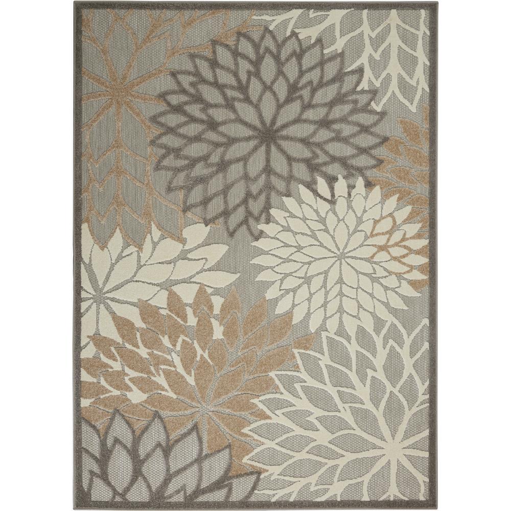 Nourison ALH05 Aloha 3 Ft.6 In. x 5 Ft.6 In. Indoor/Outdoor Rectangle Rug in  Natural