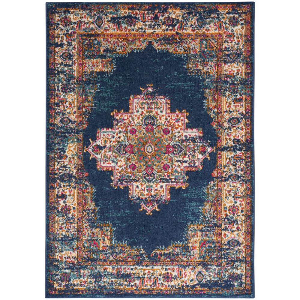 Nourison PSN03 Passion Area Rug in Navy, 5