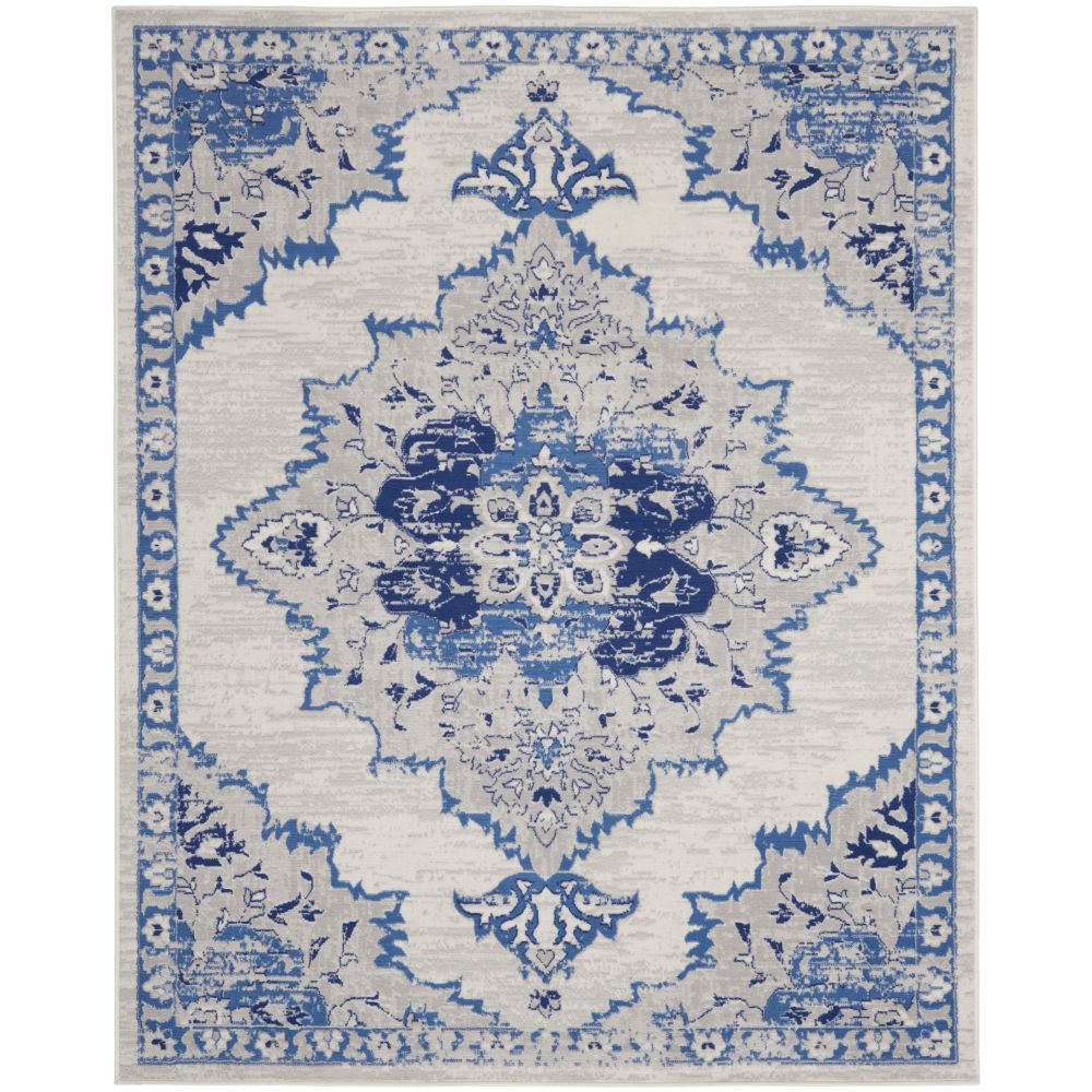 Nourison WHS14 Whimsical 7 Ft. x 10 Ft. Area Rug in Ivory Blue