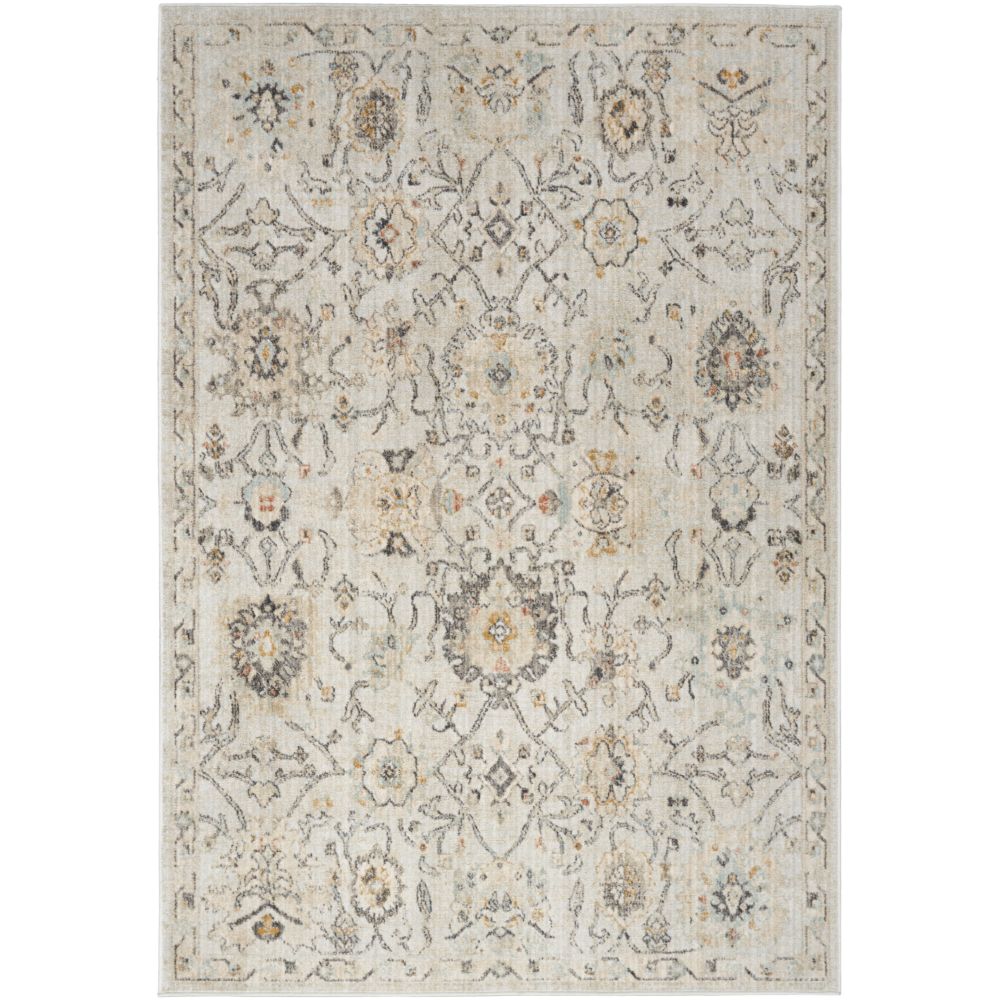 Nourison OUS01 Oushak Home Area Rug in Grey, 5